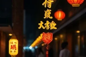 无声烟火场封面：夜色中升空的一束烟花与地面燃烧的引线