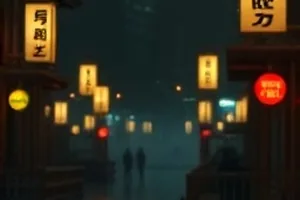 旧胶片放映室封面：转盘上缠绕的十六毫米胶片与暖黄光斑